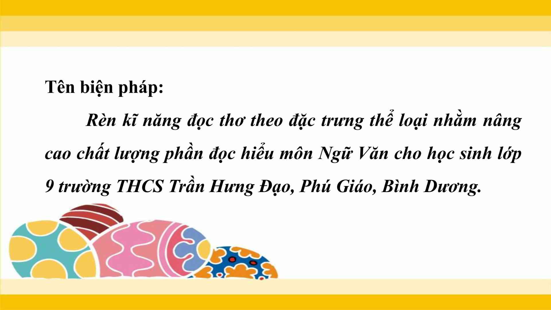 GIẢI PHÁP NÂNG CAO CHẤT LƯỢNG DẠY HỌC VĂN 9-hình ảnh-1